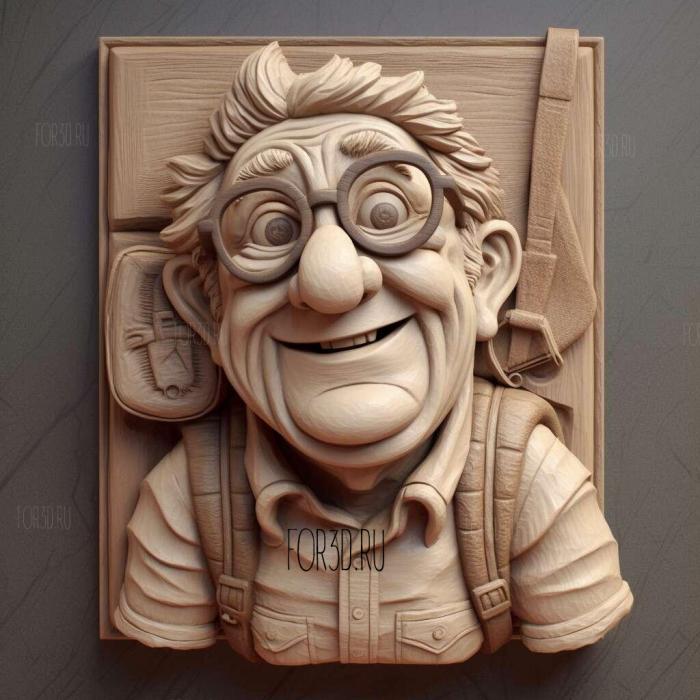 Doug from Up 2 3d stl модель для ЧПУ